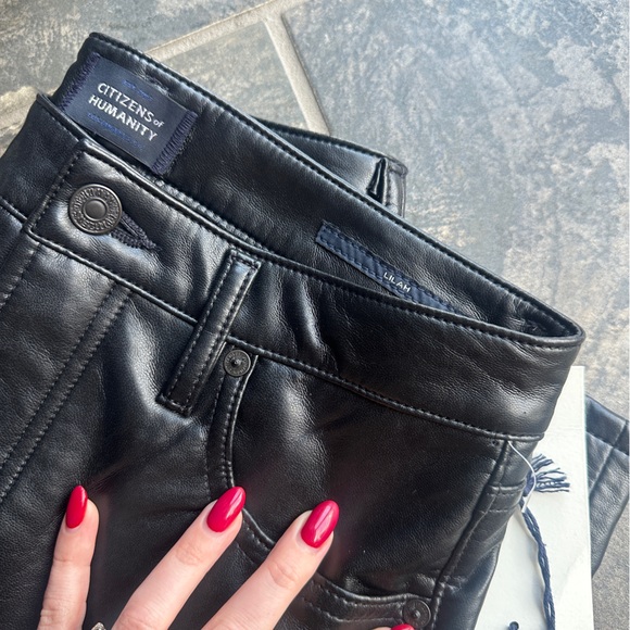 NWT Citizens of Humanity leather pant - Picture 2 of 4